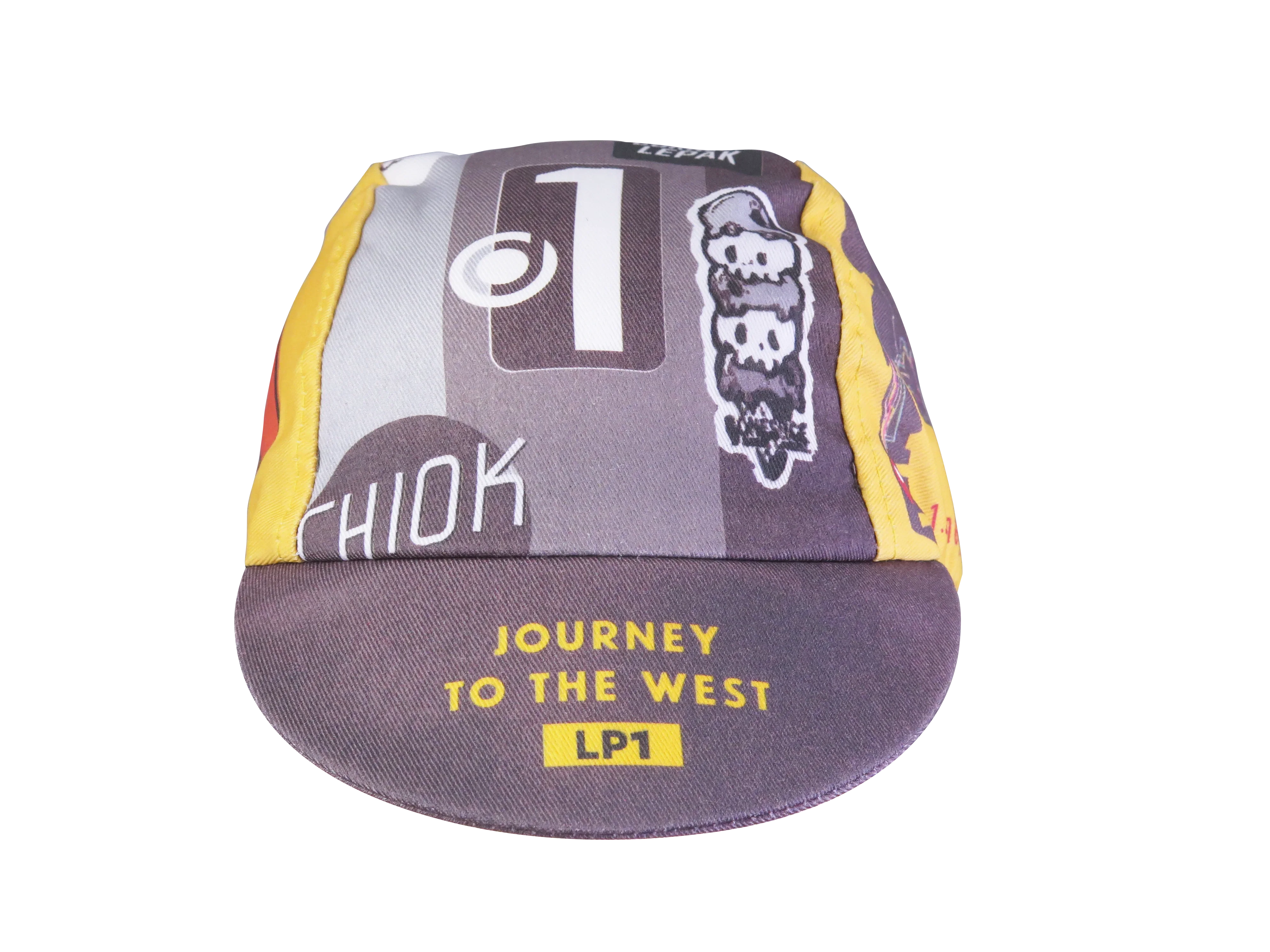 A DESIGN BY TAKACHYA | Cycling Cap - Mission to Tuas Grayscale