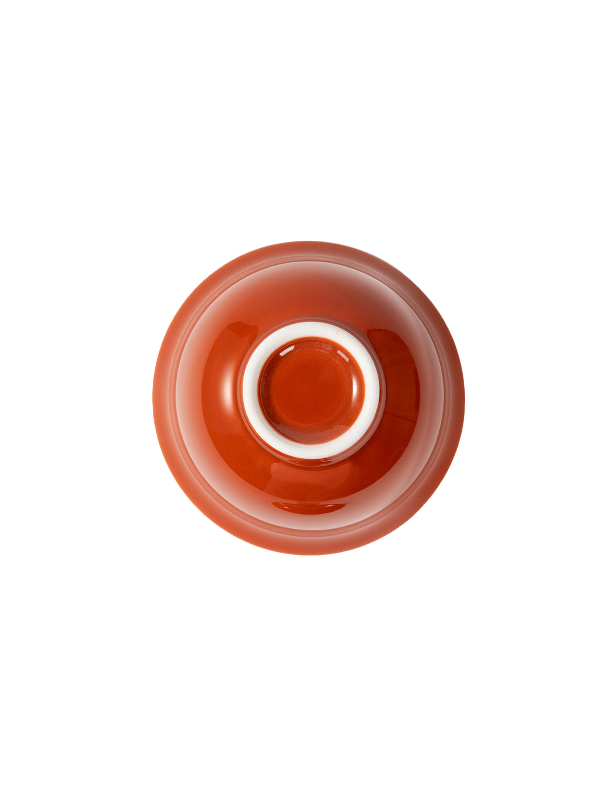CRAFILAB | Brick Red & Turquoise Lucky Lidded Bowl