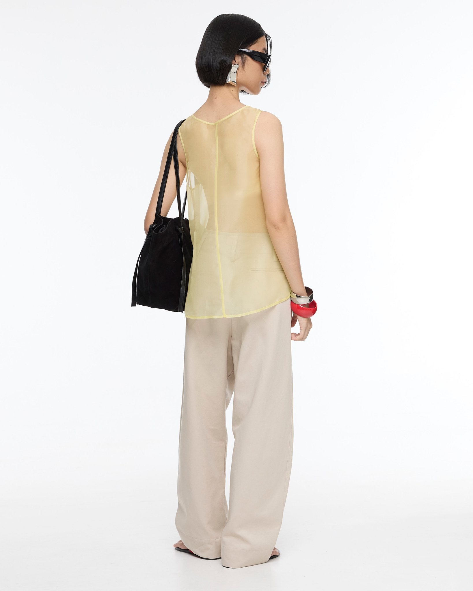 ROCK DAISY | Juliet Silk Organza Reversible Top
