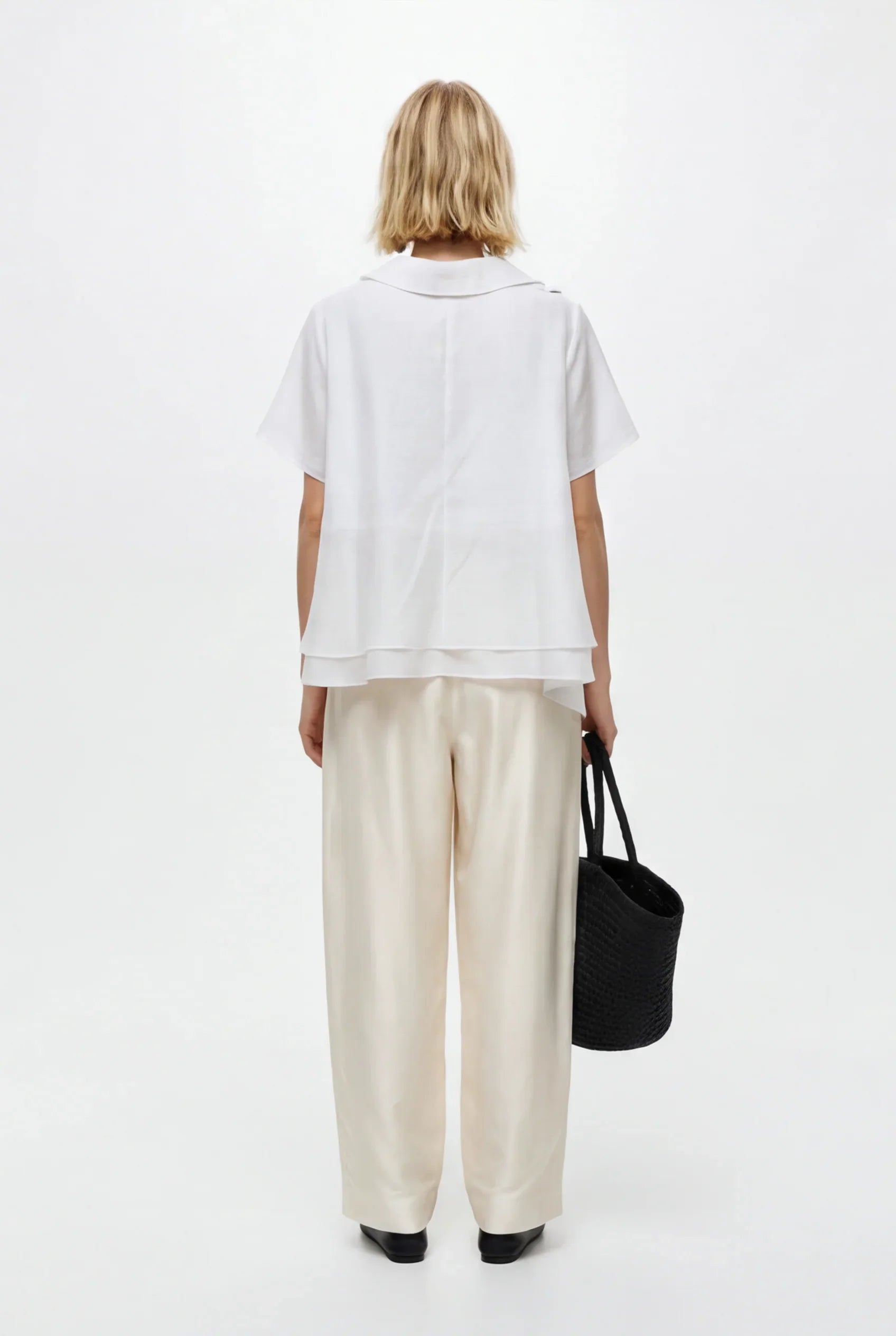 LAYERPLAN | Isle Luster Cotton Drawstring Trousers