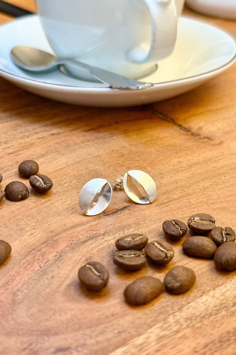 CREATIVE JEWELLERY STUDIO | Brew Silver Ear Studs of WA by Sylvia