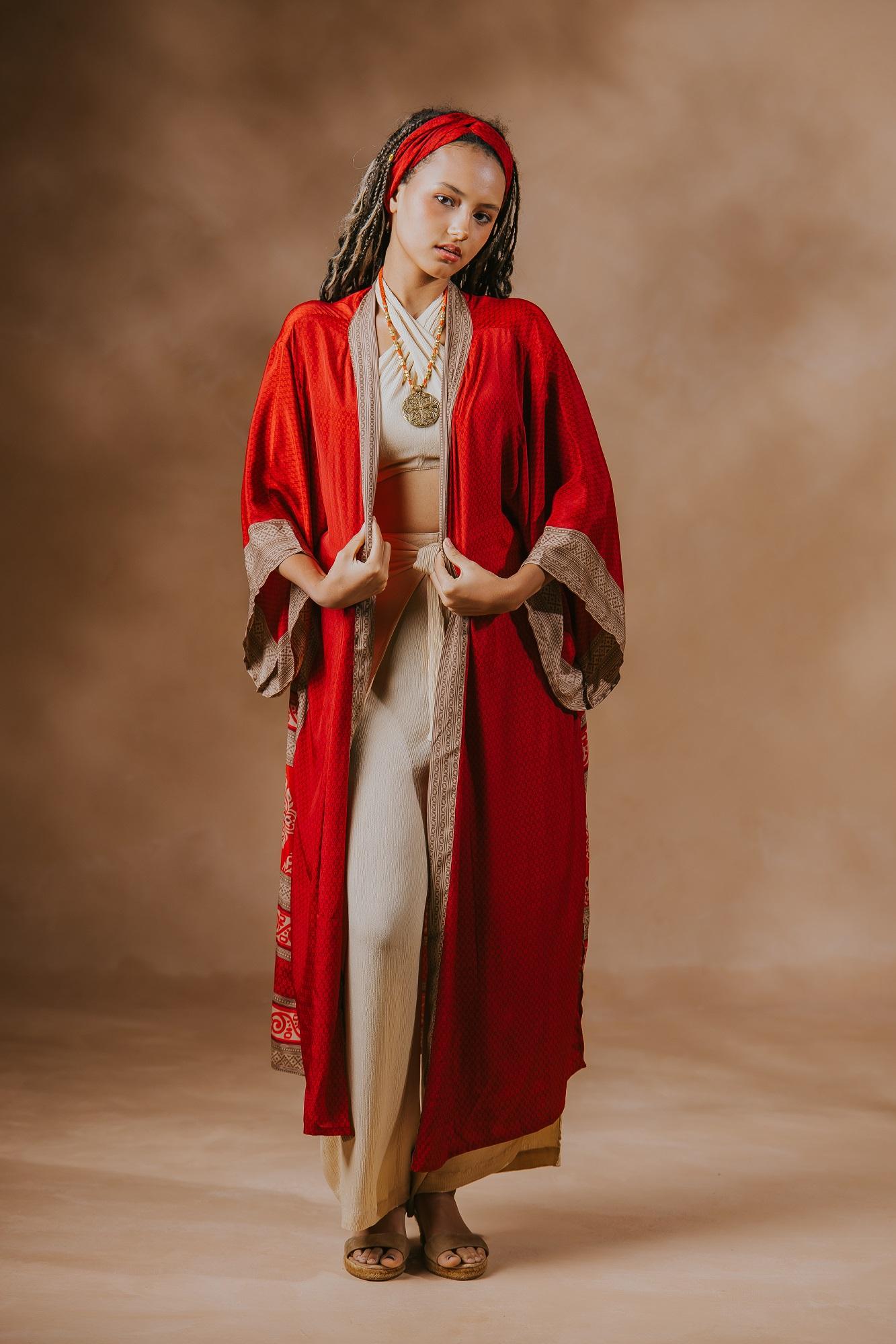 RAJA RANI | Saree Kimono