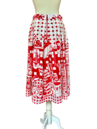 TRIOLOGIE | Kopitiam (R/W) Swing Skirt