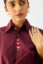 SUI | Stillness Organic Cotton Wrap Shirt