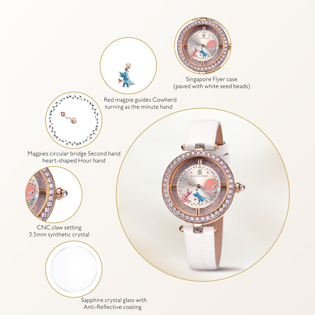 BLACK BY BLUE BRAVE | Cowherd and Weaver Girl 34mm