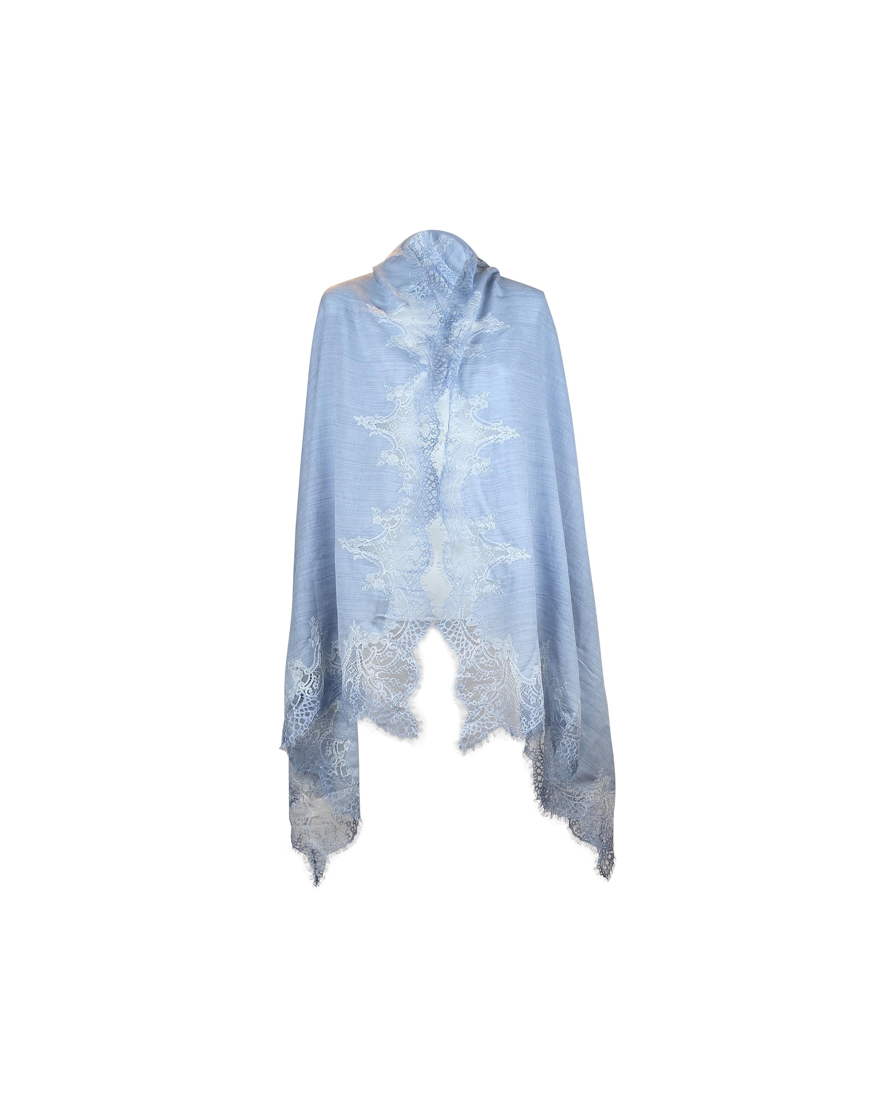 QUEENMARK | AN Ombre Lace Assorted - Sky Blue