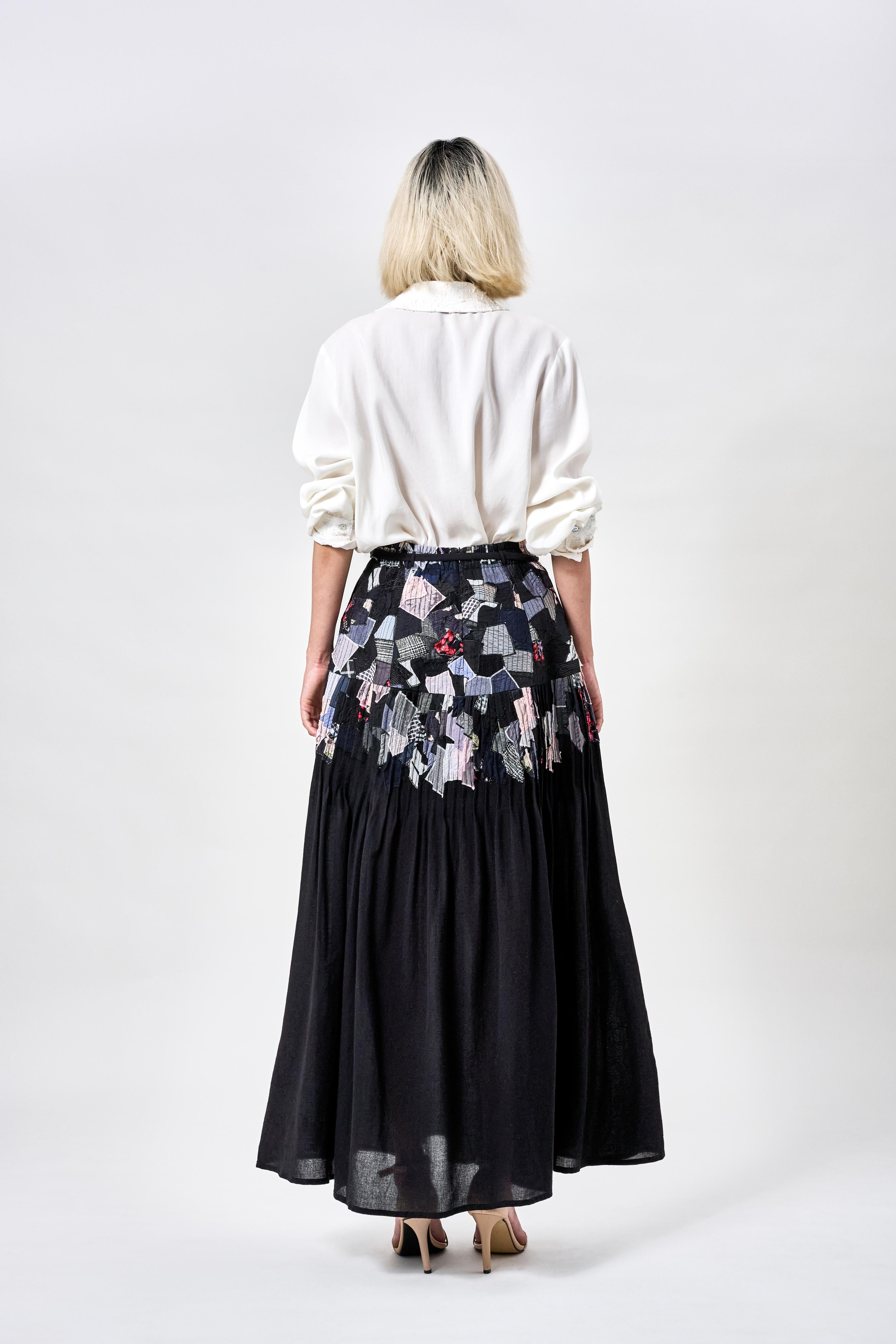 KHAAR | Scrap Midi Skirt