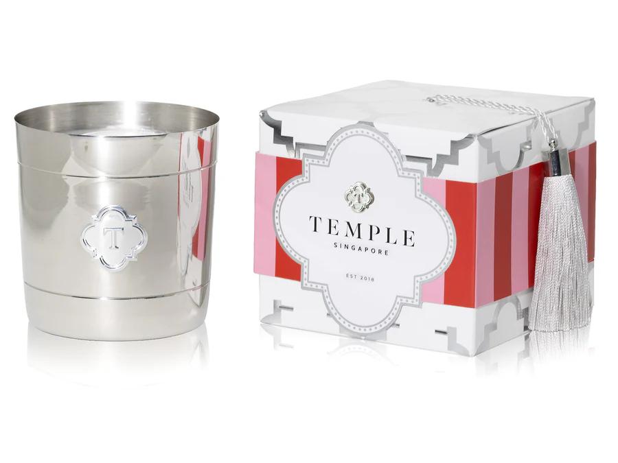 TEMPLE CANDLES | Christmas Candle, Silver
