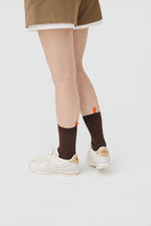 3EIGHTH | Tab Crew Socks In Chocolate