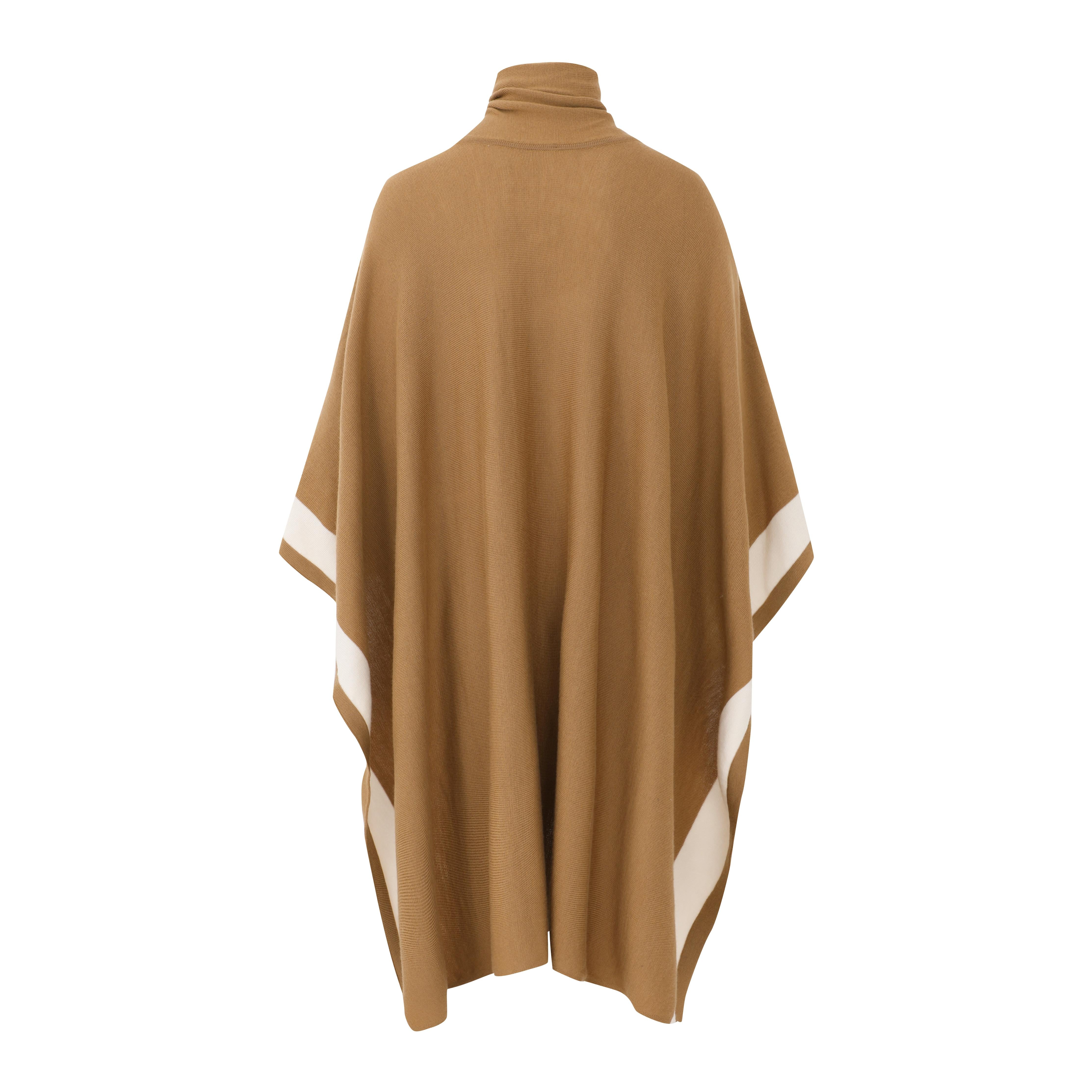 LAYERPLAN | Scarf Collar Wool Cape