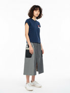 SPARROW GREEN | Camille Midi Utility Skirt
