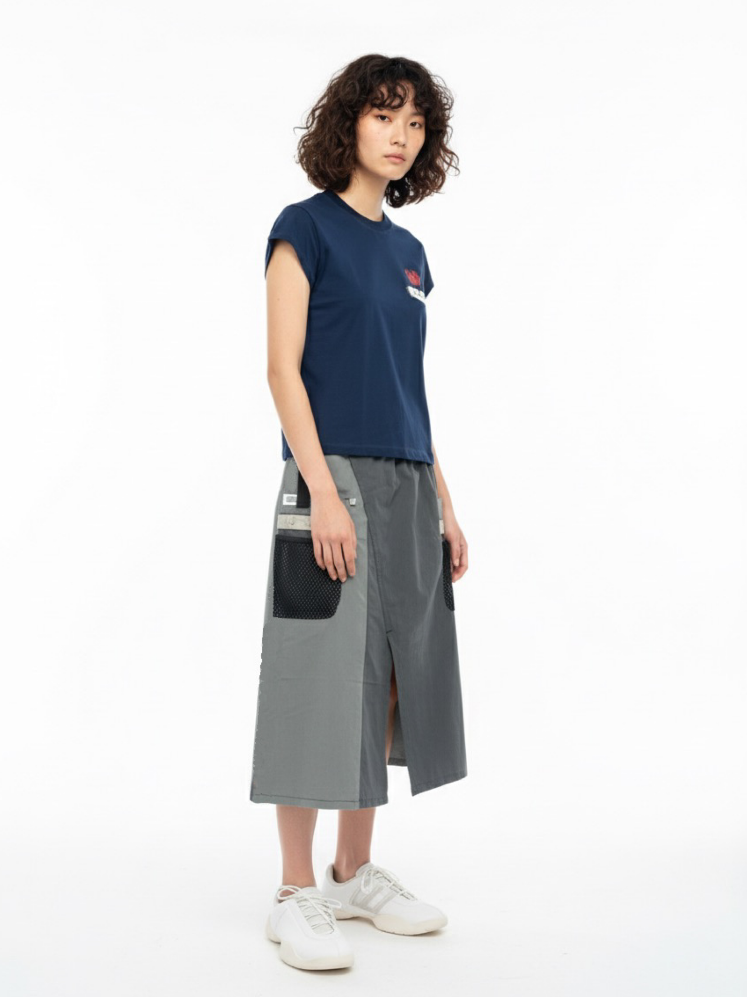 SPARROW GREEN | Camille Midi Utility Skirt
