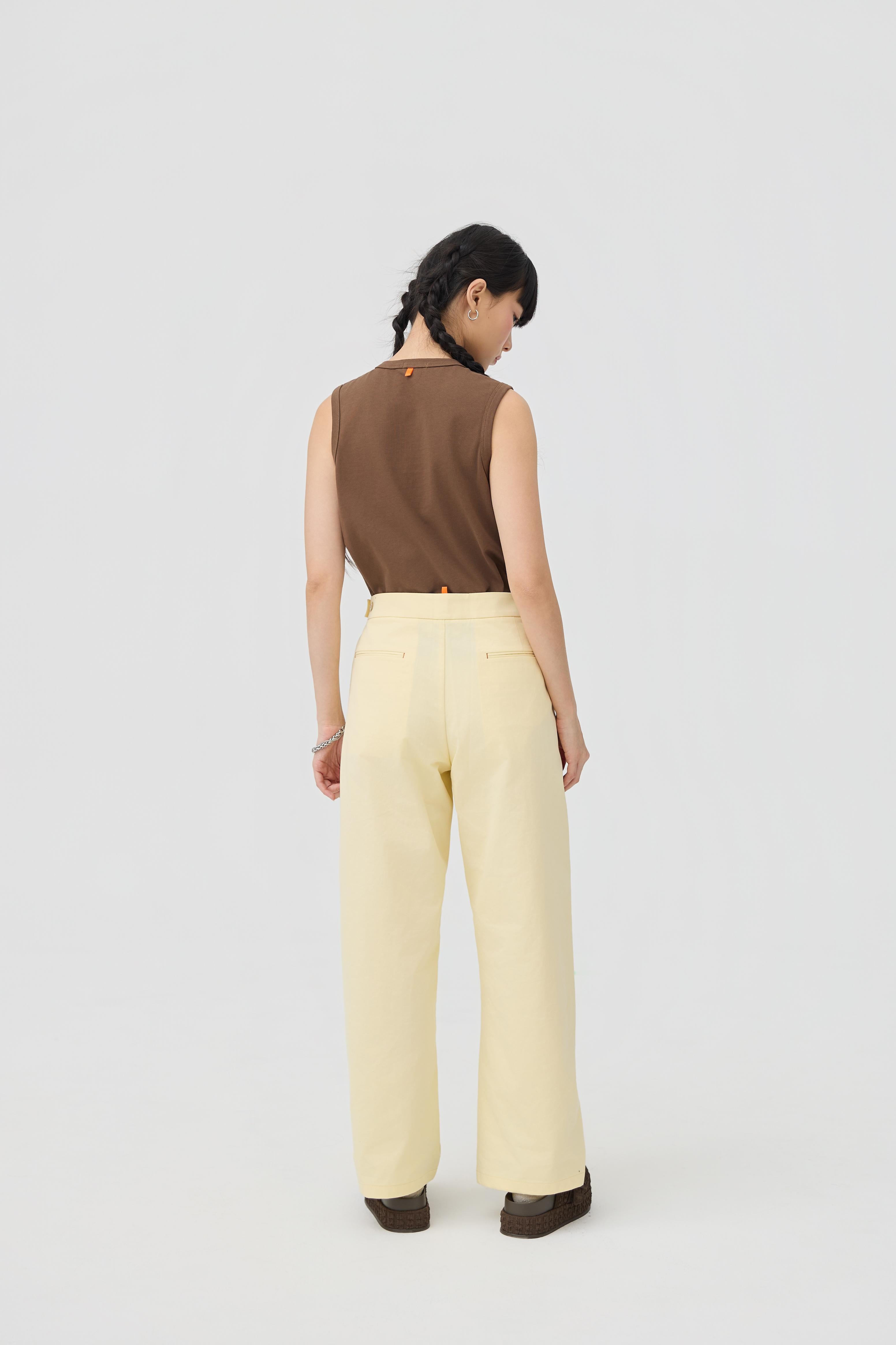 3EIGHTH | Sagyo Trousers In Sunshine Yellow