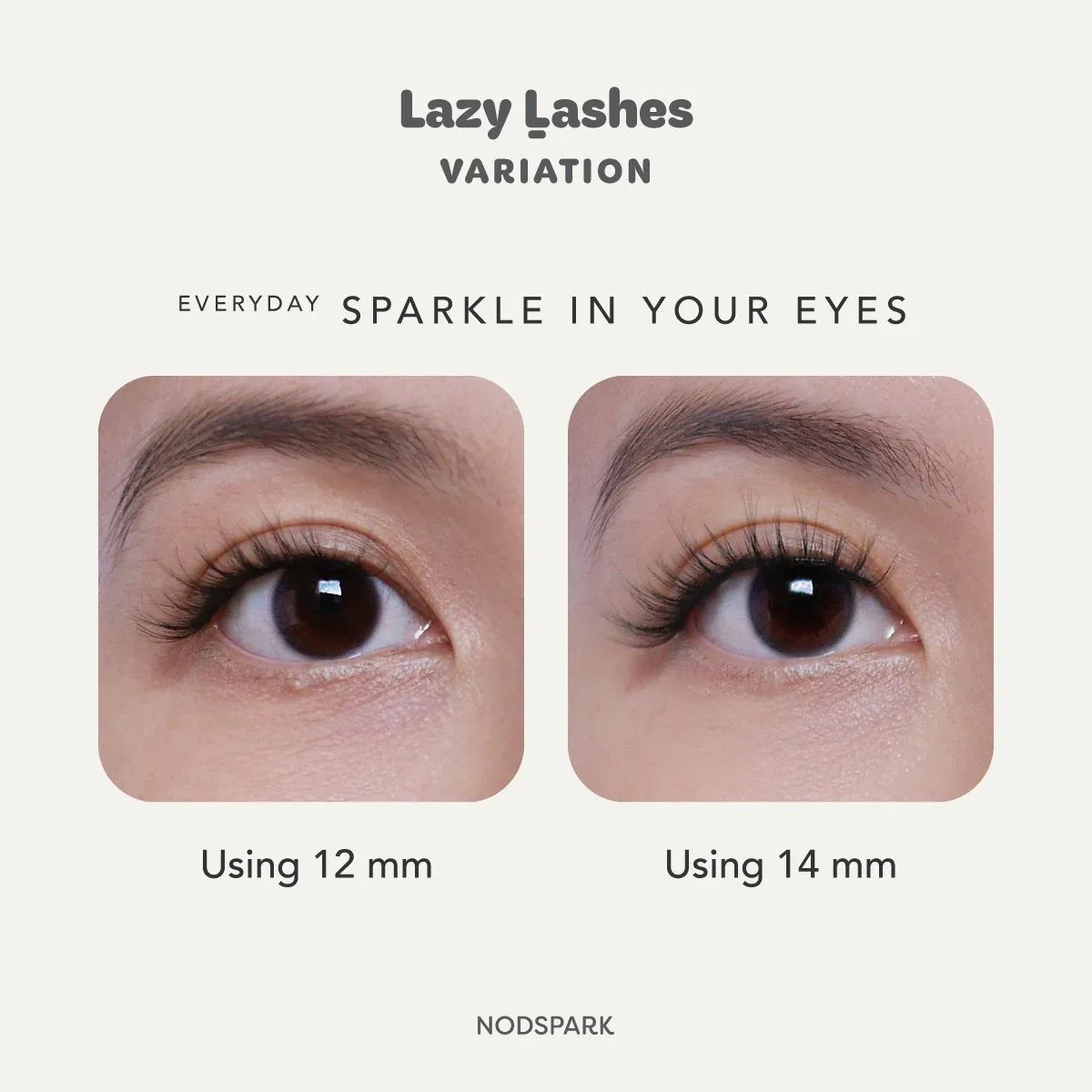 NODSPARK | Everyday Sparkle In Your Eyes Lazy Lashes