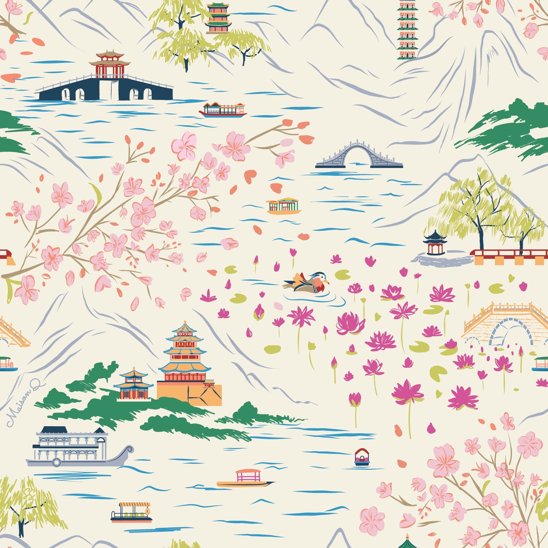 MAISON Q | Quintessential Teddy Cheongsam