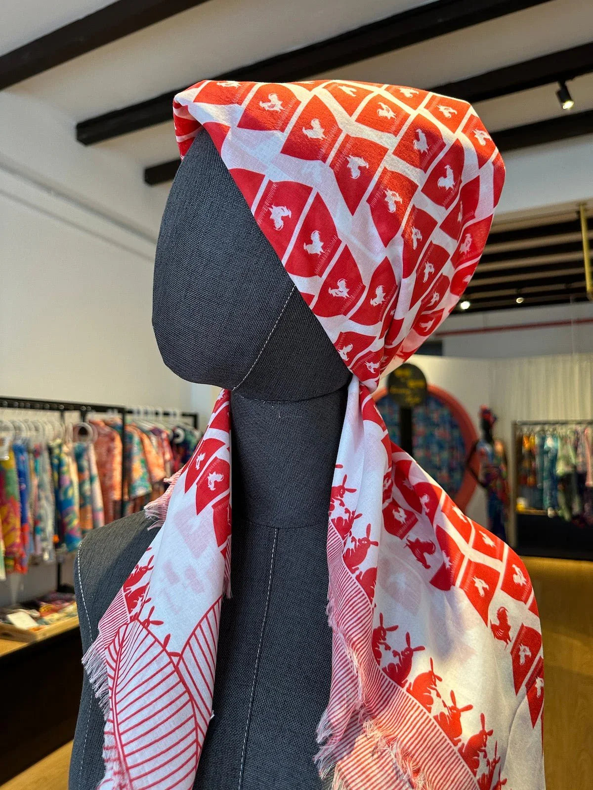 BINARY STYLE | Taste of Nostalgia 115x115cm Square Scarf