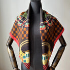 BINARY STYLE | Festive Night At Kampong Glam Silk Square Scarf 87x87cm