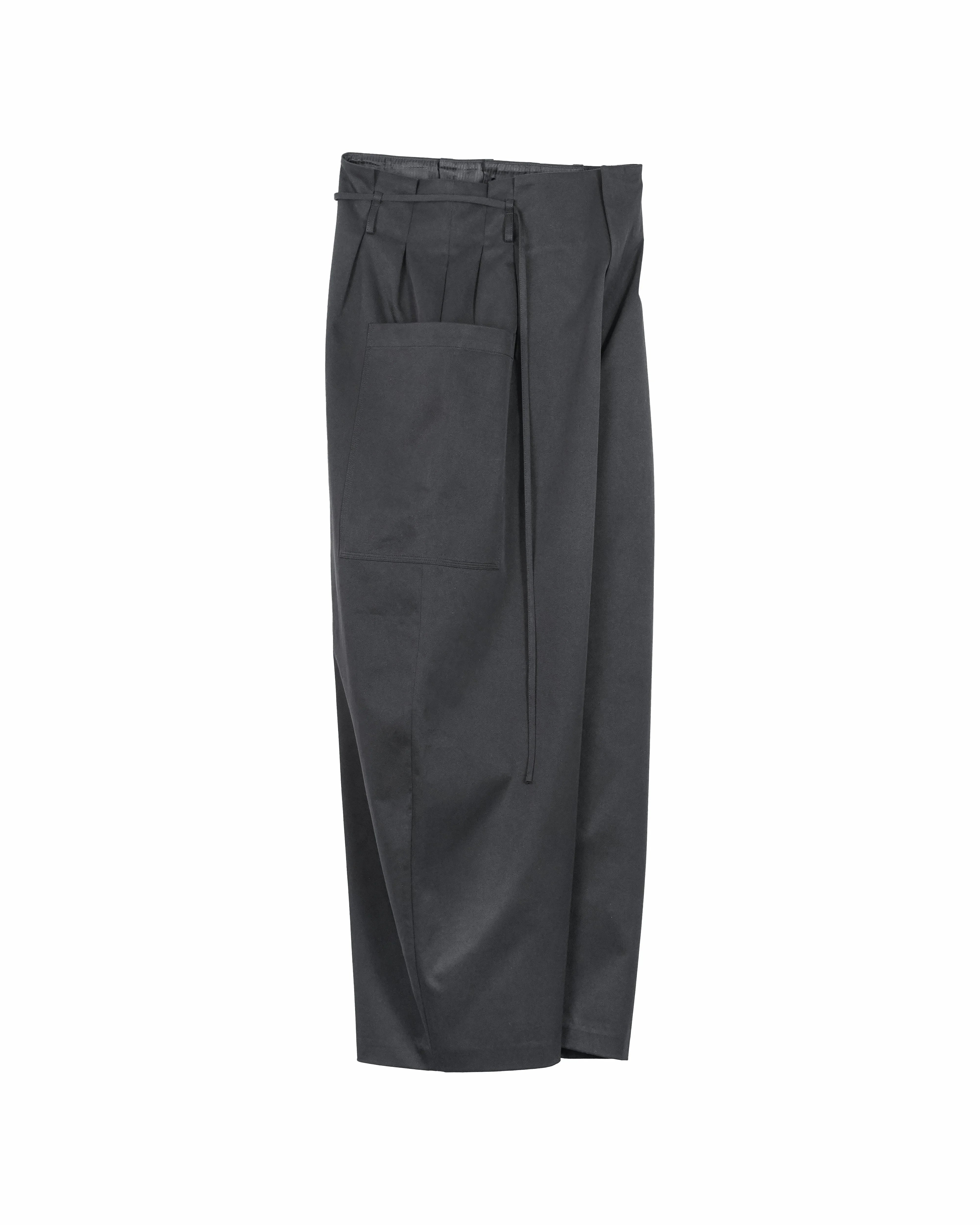 GRAYE | SOLOTEX® Barrel-Leg Trousers - Gray