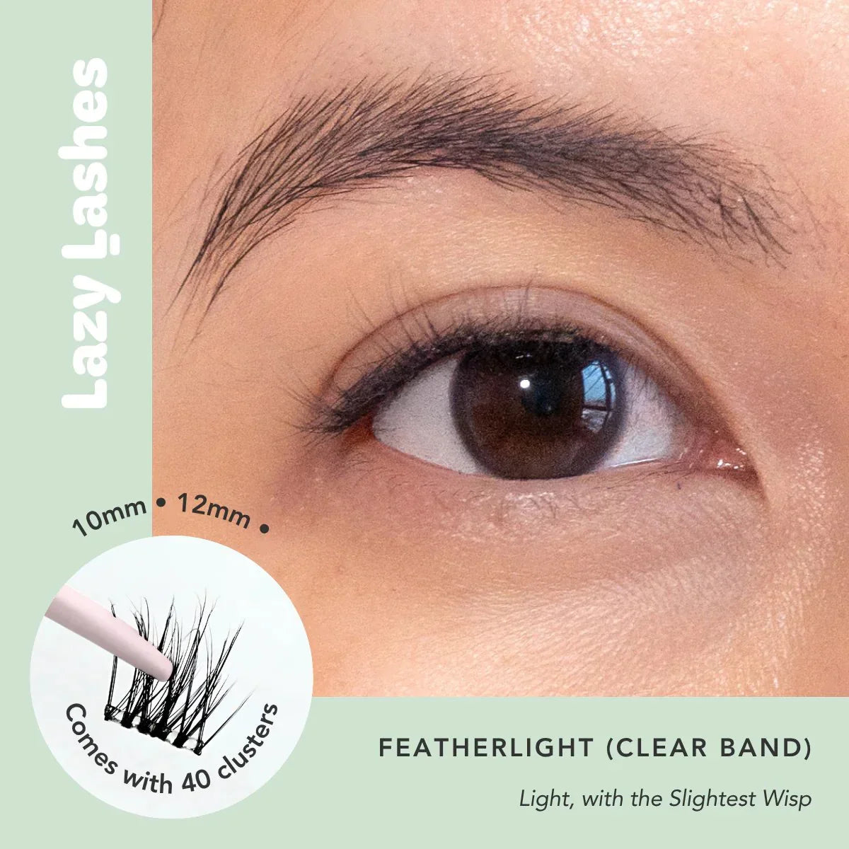 NODSPARK | Clear Band Everyday Featherlight Lazy Lashes