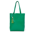 DESTI SAINT | Italian Leather Shopper - Emerald