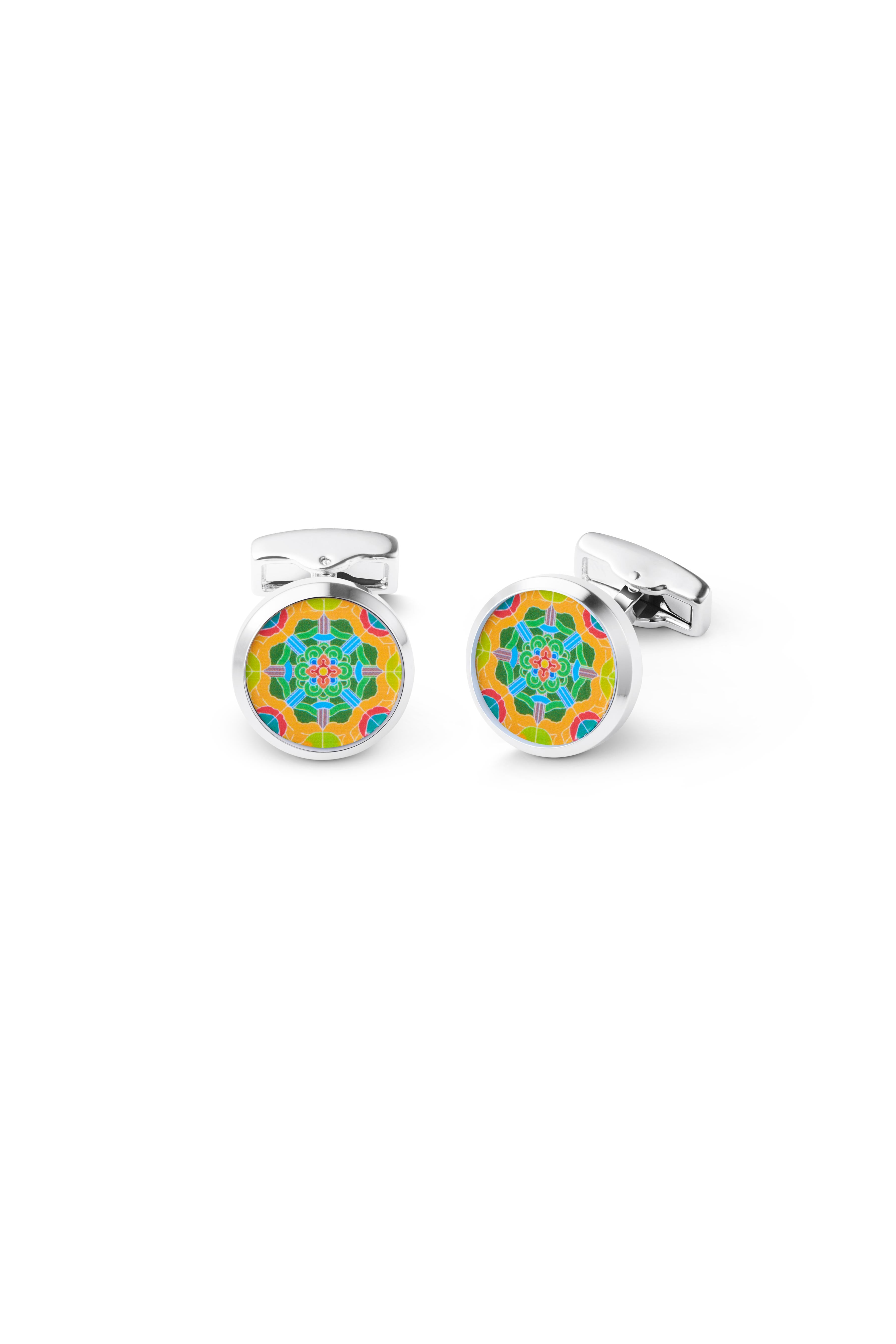 RARE BIRD COLLECTION | Cufflink - Dancheong Mosaic