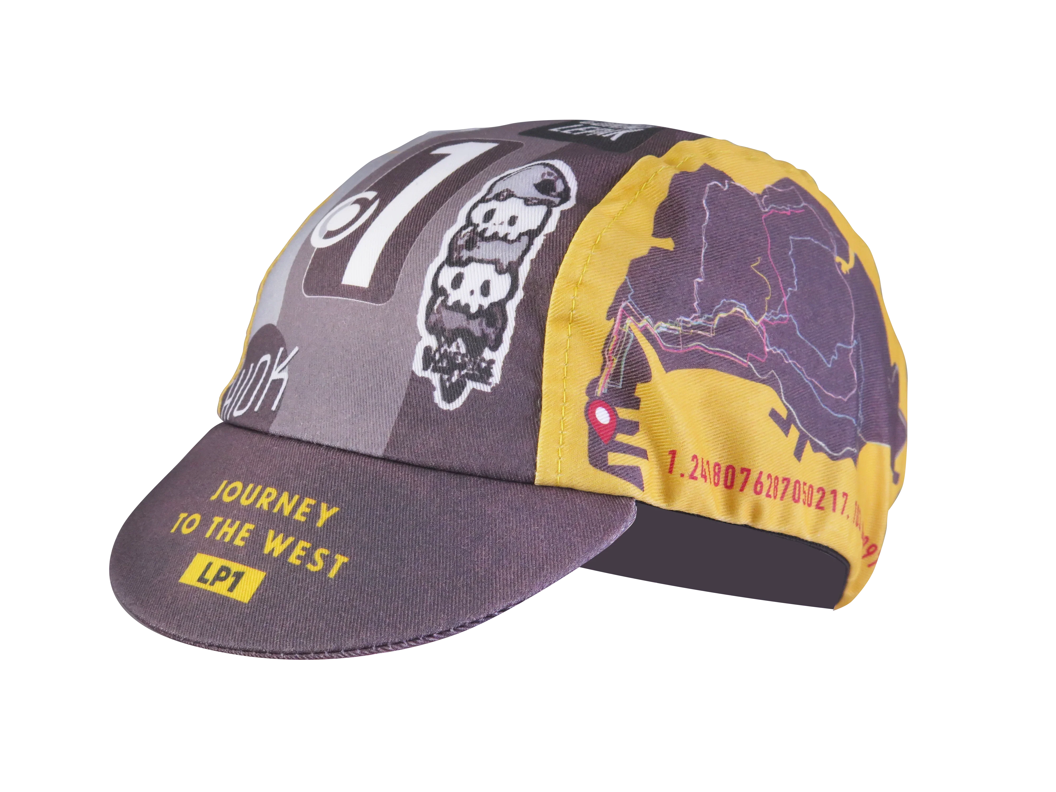 A DESIGN BY TAKACHYA | Cycling Cap - Mission to Tuas Grayscale