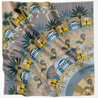BINARY STYLE | Enchanted Kampong Glam Silk Square Scarf 87x87cm