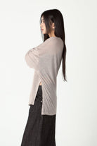 SAERO COLLECTIVE | Myeon Long Sleeve Top | Pink Beige