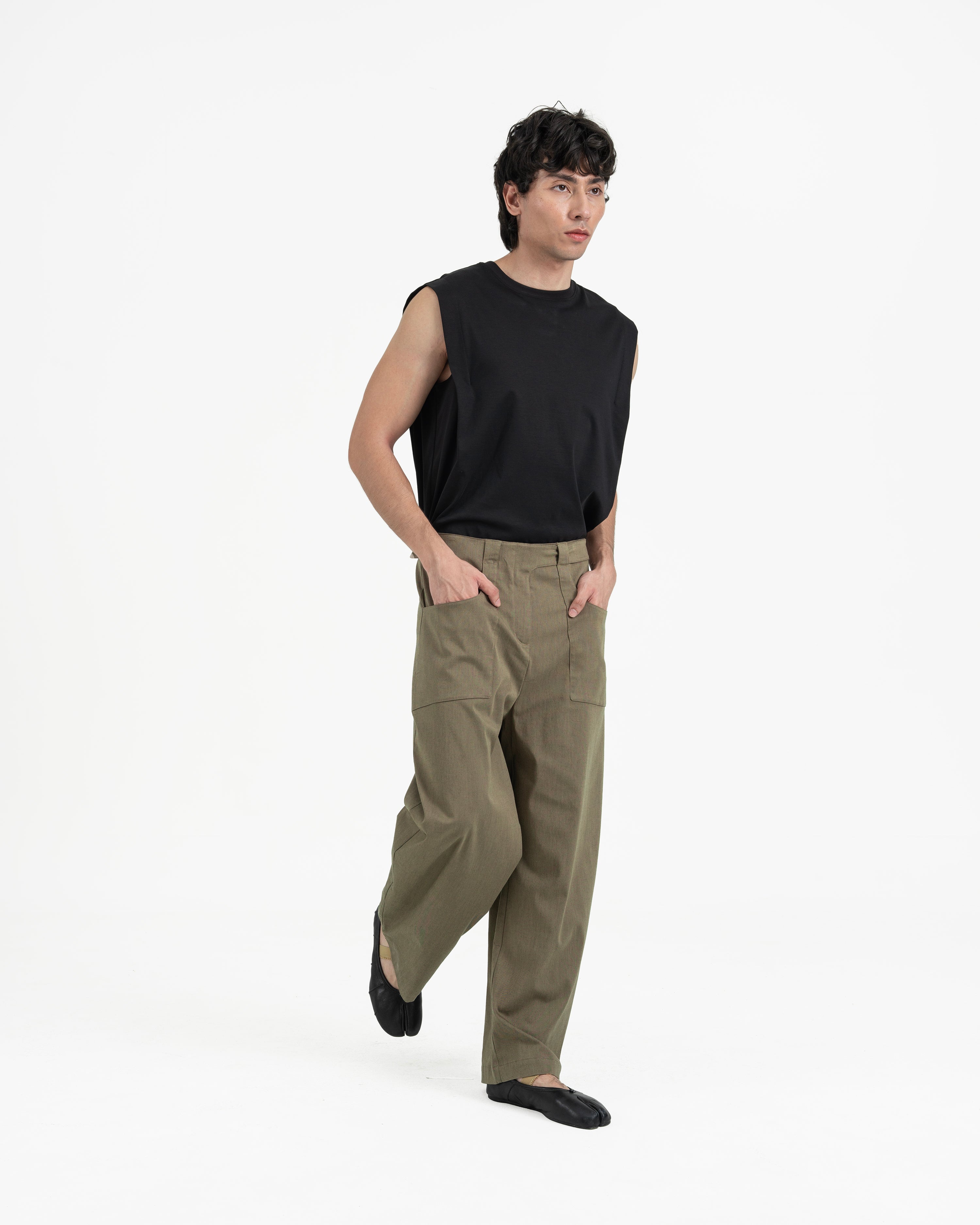 GRAYE | Gurkha Barrel Leg Pants