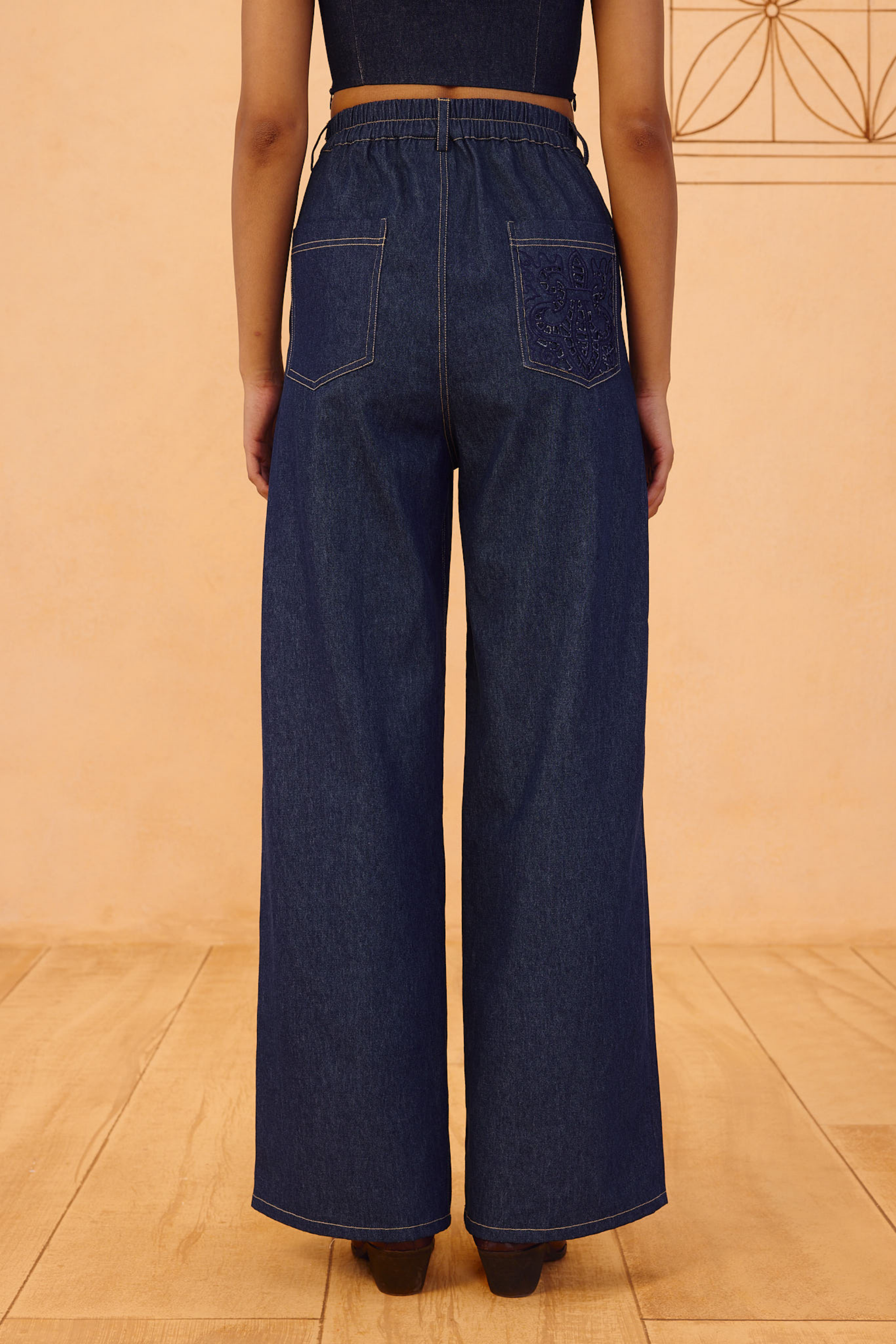 SUI | Heirloom Sustainable Denim Pleated Jeans