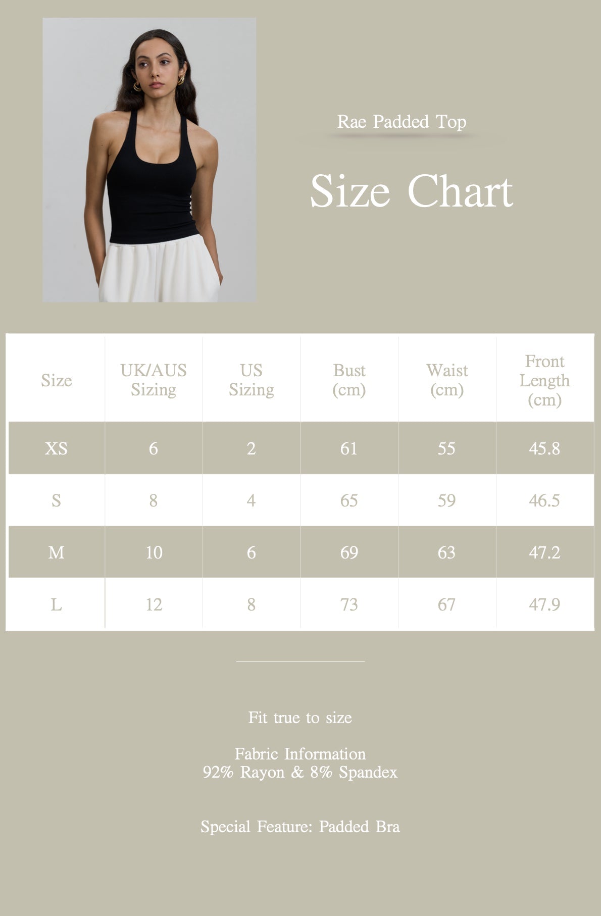 EMVY | Rae Padded Top - Black