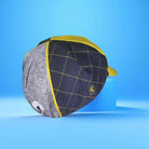 A DESIGN BY TAKACHYA | Cycling Cap - Googly Eyes Checkered Yellow