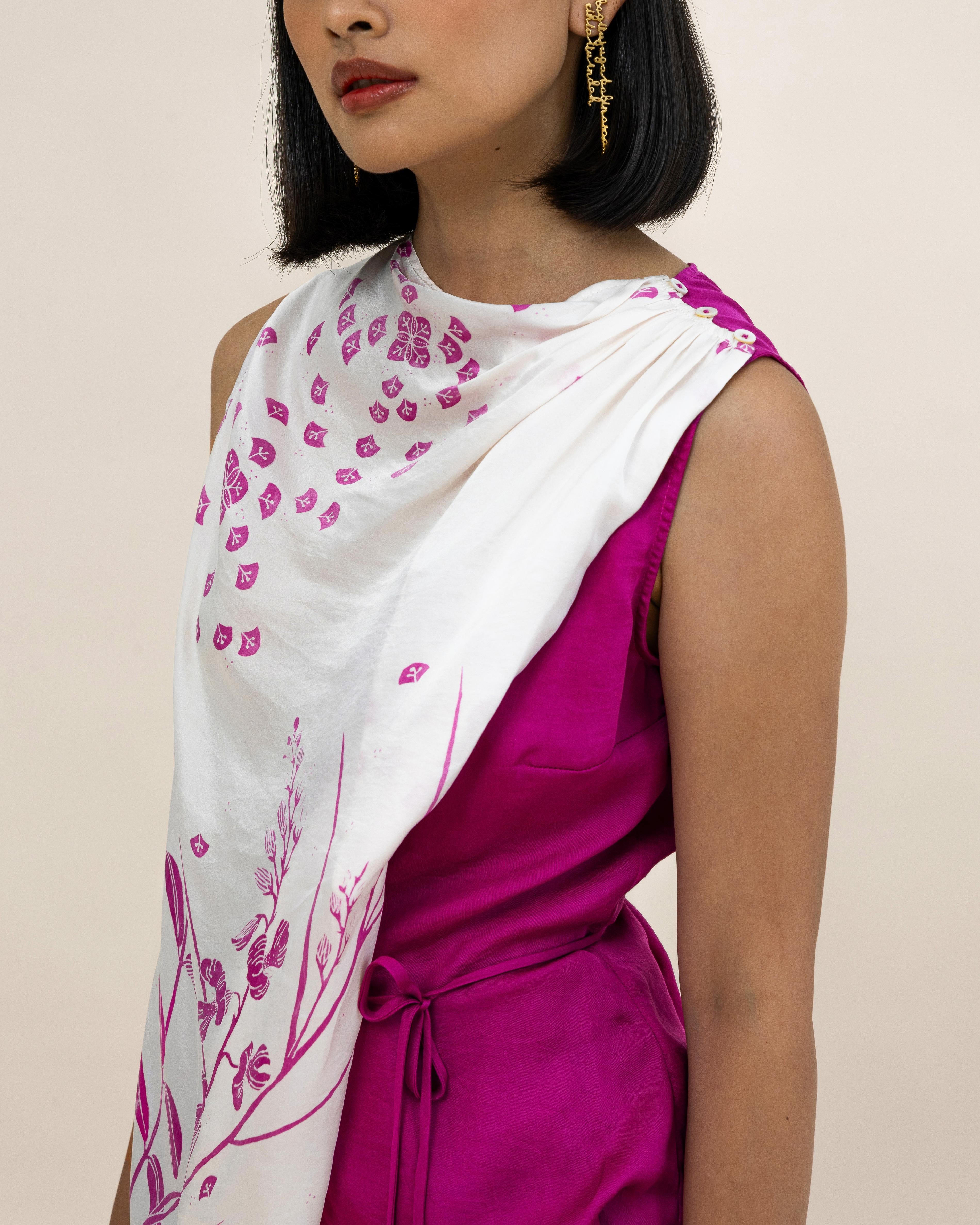 SUKKHA CITTA | KEMBANG - Drapped Ribbon Top