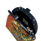 COCOONESE | Round Crossbody Bag With Wooden Frame - Moonlit Garden