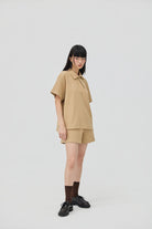 3EIGHTH | Jinwa Knit Tee Khaki