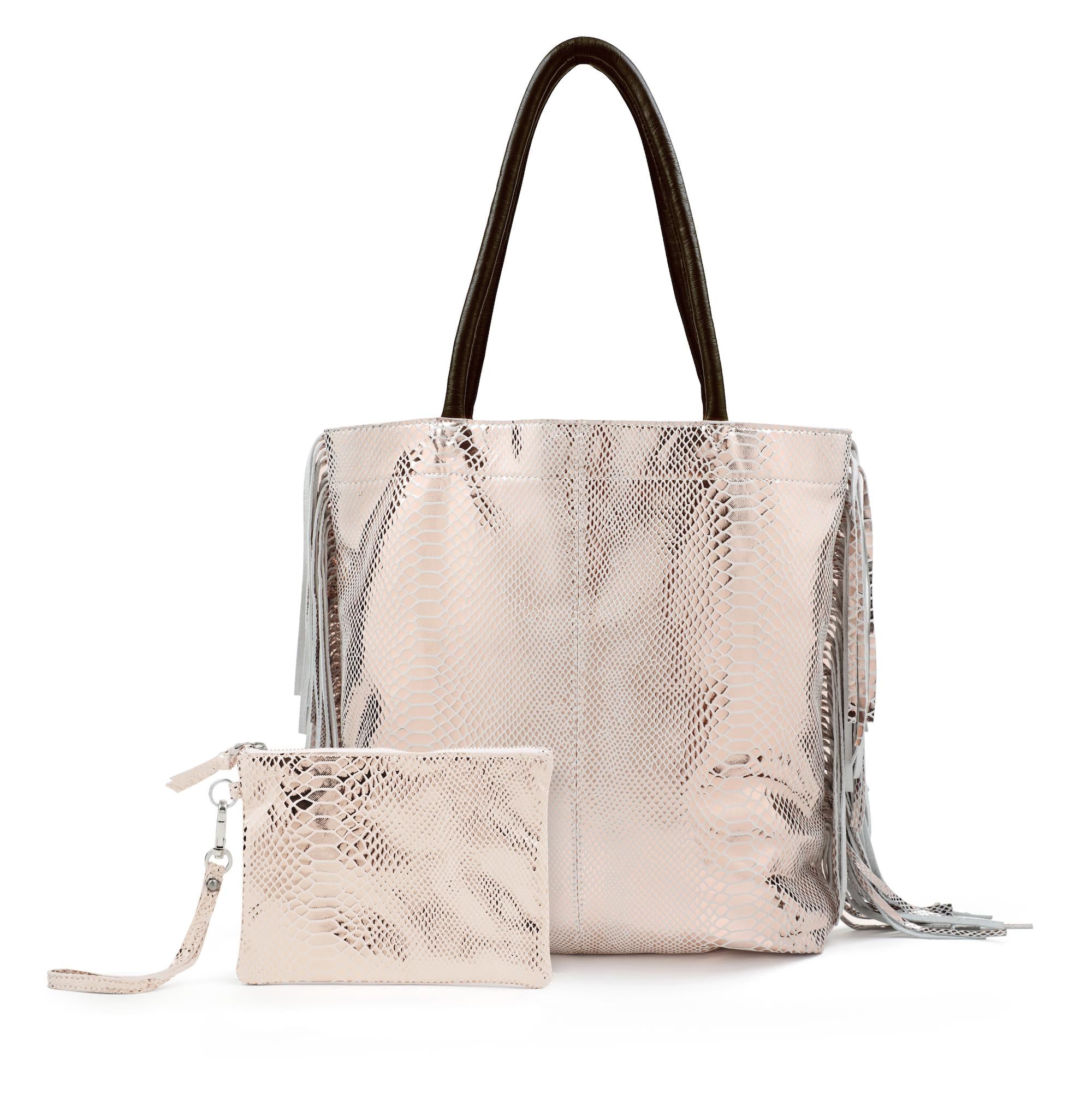 DESTI SAINT | Tassel Shopper - Rose Gold