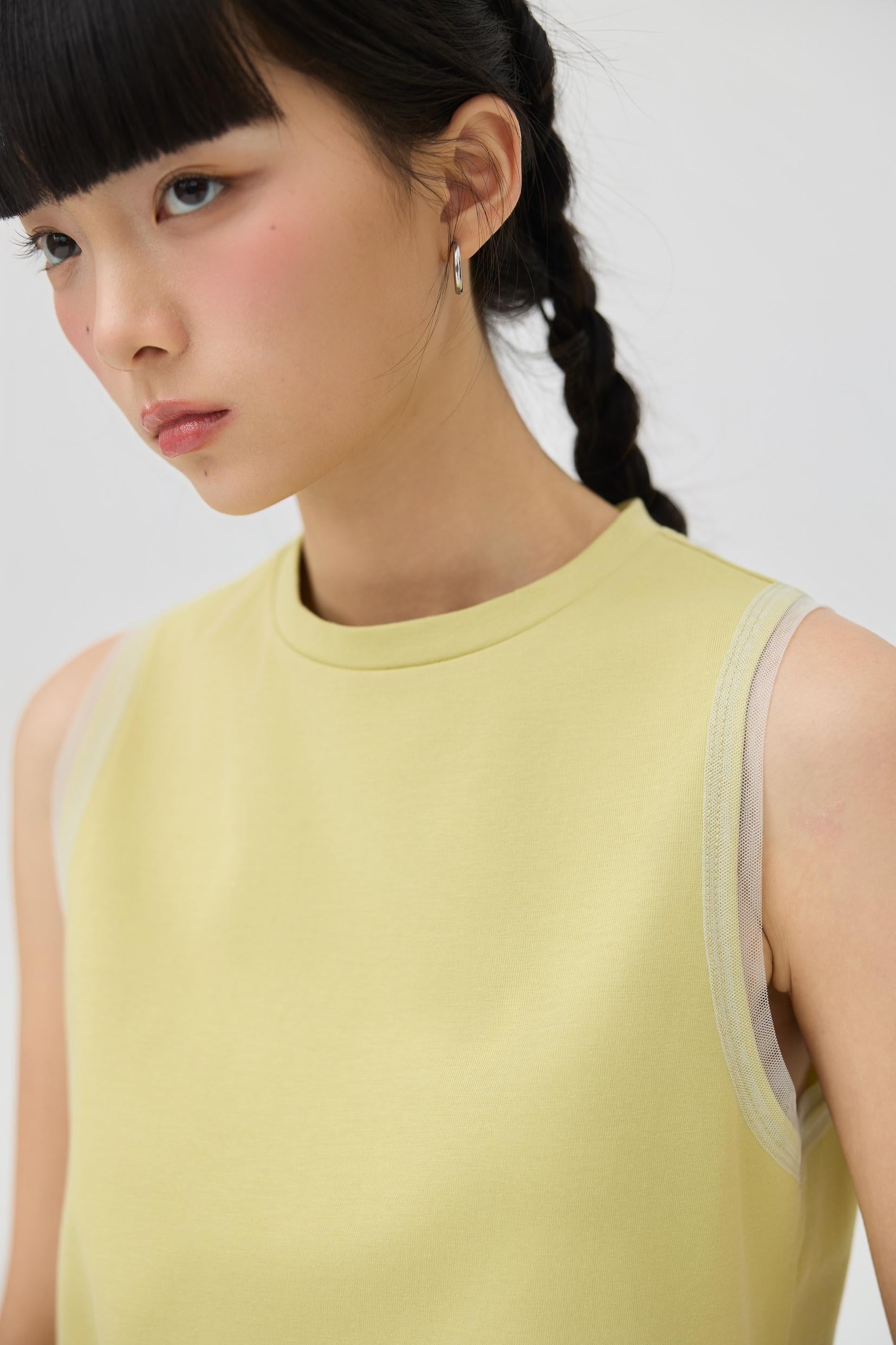 3EIGHTH | Kumo Muscle Tank | Matcha Green