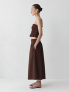 LAYERPLAN | Vera Gathered Midi Skirt
