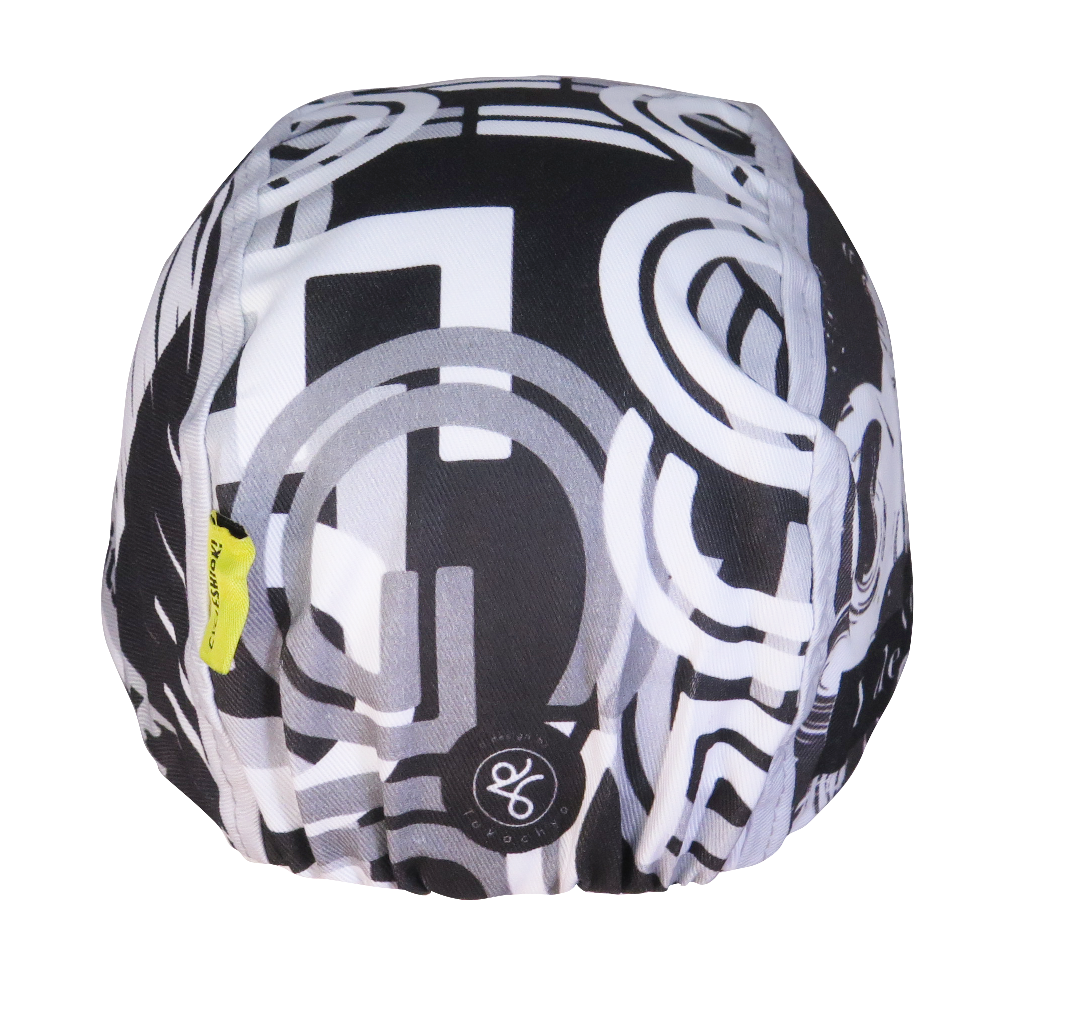 A DESIGN BY TAKACHYA | Cycling Cap - I Am Fast Food Rider (Greyscale)