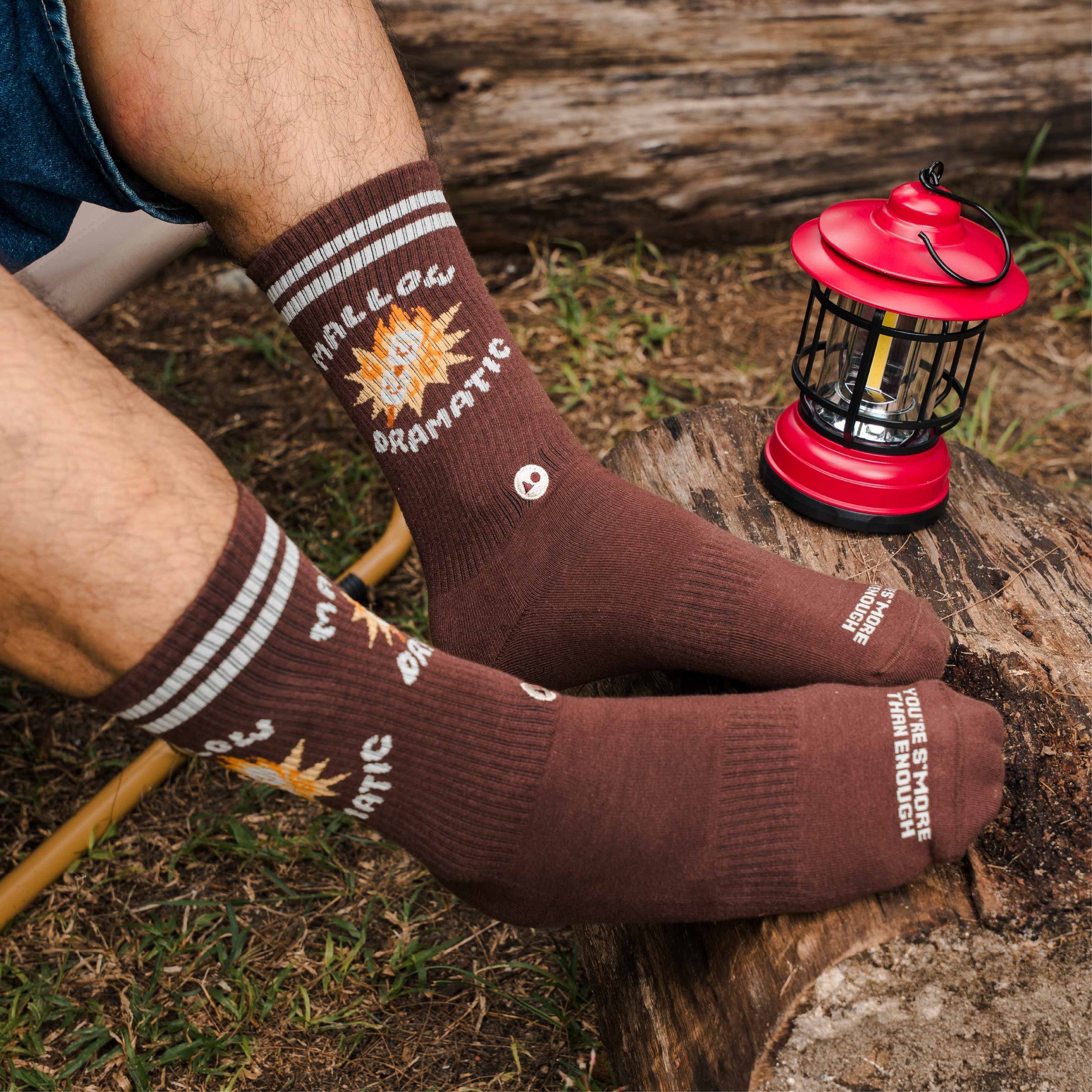TALKING TOES | Mallow Dramatic Athletic Sock