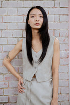 SAERO COLLECTIVE | Hae Structured Vest | Sand