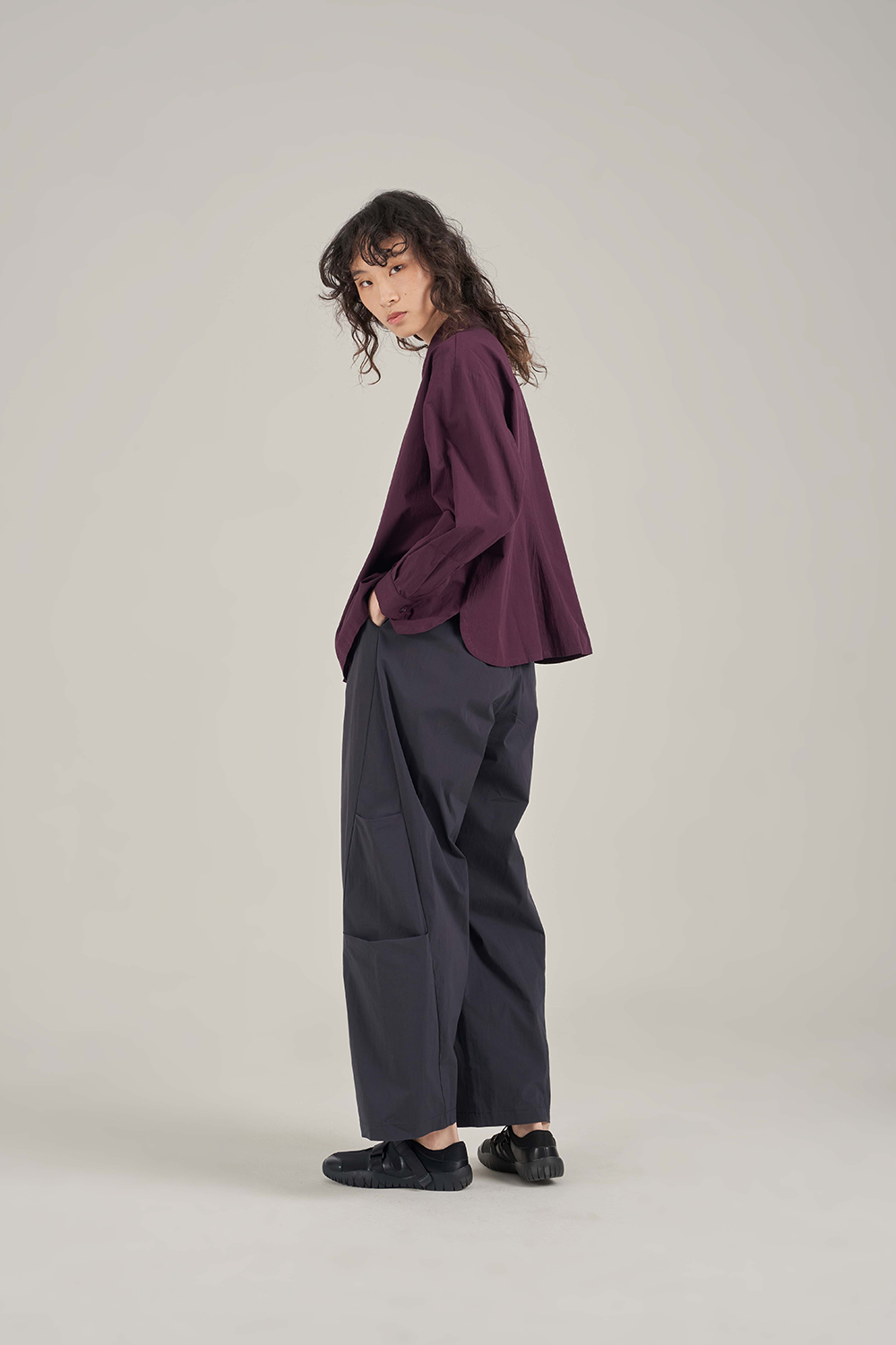 SABRINAGOH | Ira Wrap Shirt