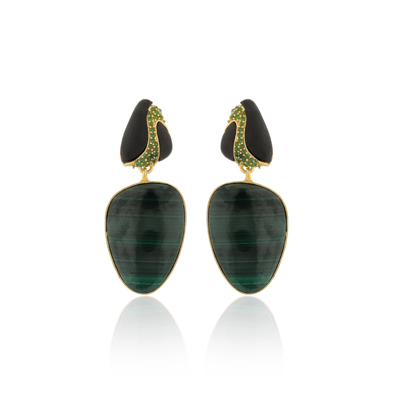 BOHEME BY VERO | Amazonia Earrings | Malachite