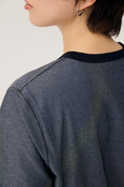 3EIGHTH | Everyday Reversible Tee in Black & Steel Grey