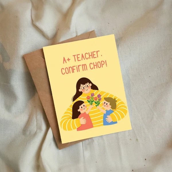 PURPLE AND PURE | Plantable Greeting Cards - Teachers Day