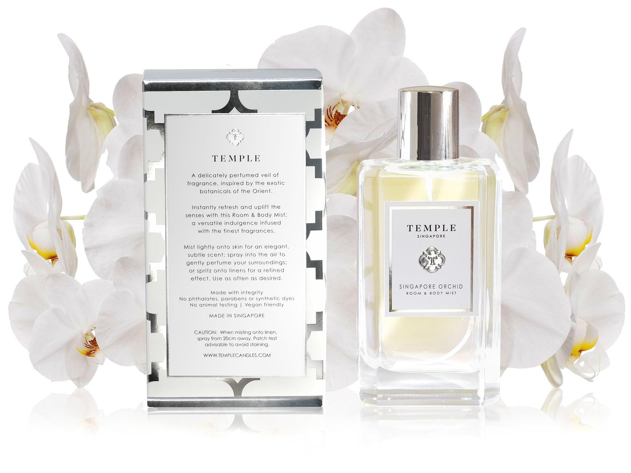TEMPLE CANDLES | Room & Body Mist - Singapore Orchid