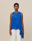 SUKKHA CITTA | SERIBU BUNGA - Asymmetrical Drape Top