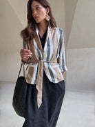 EDITION LIMITEE SINGAPORE | Suit Jacket | Charcoal Stripes