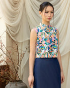 DOTTED LINE | Bonnie Cheongsam Top