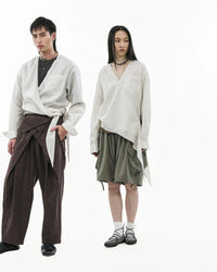 GRAYE | Asymmetrical Wrap Shirt